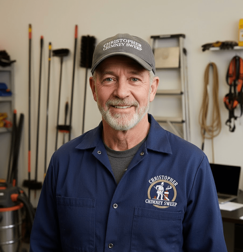 Brent Garrison, certified chimney sweep professional